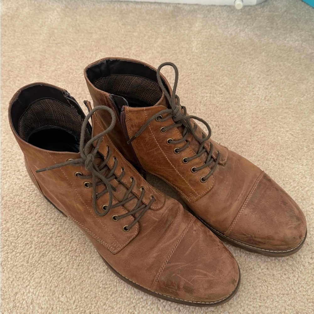 Thomas & Vine Men's Brown Leather Boots